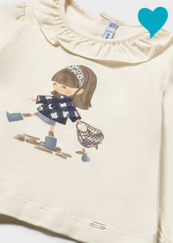 σετ Μπλουζα και κολαν βελουδο μπλε