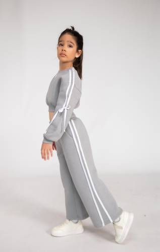ΣΕΤ Φούτερ CROP TOP GREY