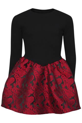 PAIRSLEY DRESS BLACK