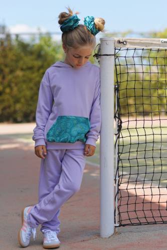 PURPLE COZY TRACKSUIT
