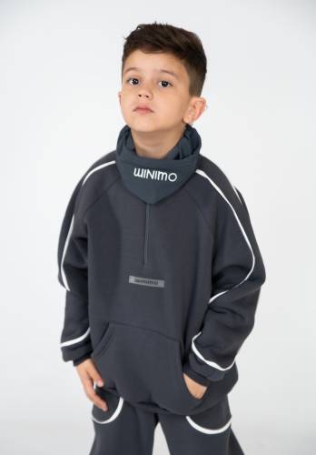 ΣΕΤ Φούτερ SPACE GREY - 3 TEMAXIA