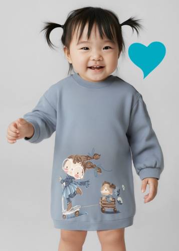 Σετ μπλουζοφορεμα φουτερ και κολαν 