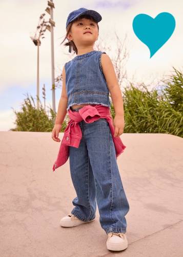 Σετ Τοπ denim και παντελονα