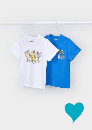 Σετ 2 μπλουζακια + παντελονι φουτερ 