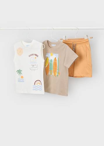 Σετ μακο κοντομανικο αμανικο